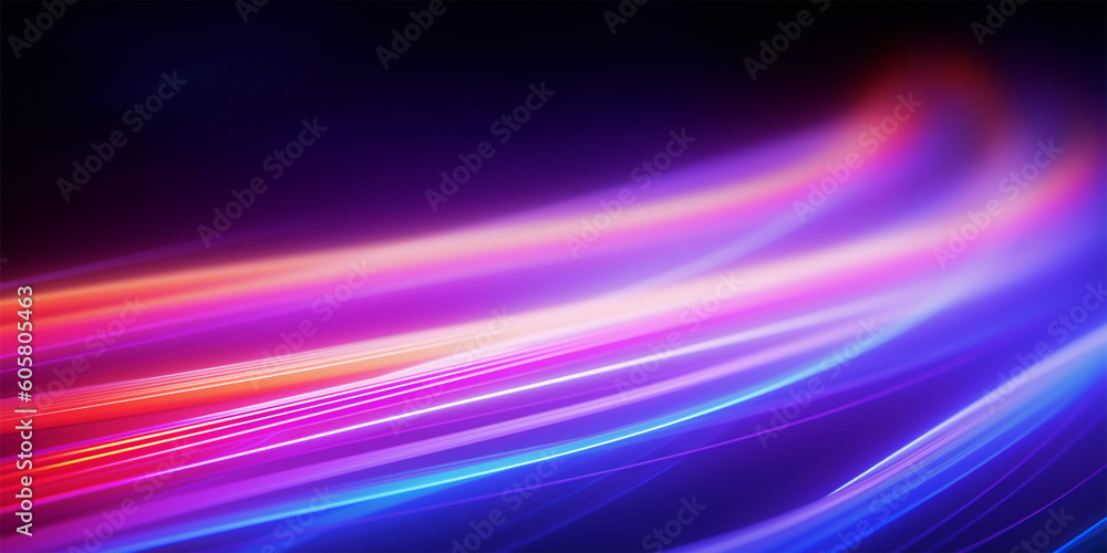 abstract neon background with colorful lights