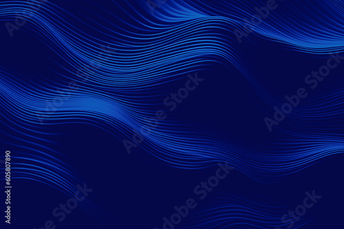 Blue abstract background Generative AI