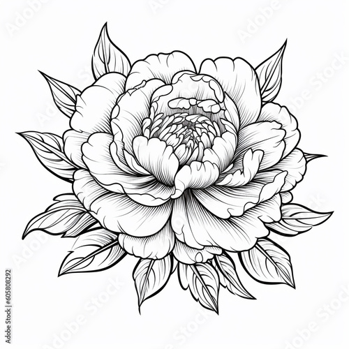 lotus flower isolated to paint  kids