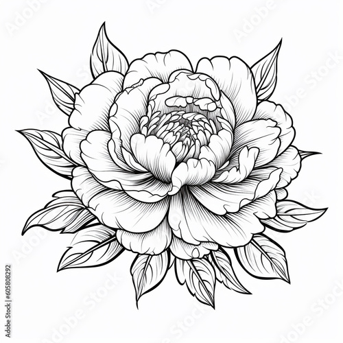 lotus flower isolated to paint, kids