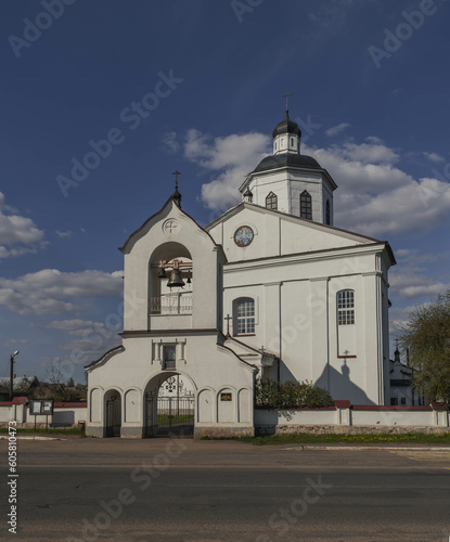 The Church of the Transfiguration of the Savior is one of the main architectural sights of ancient Rakov.Belarus