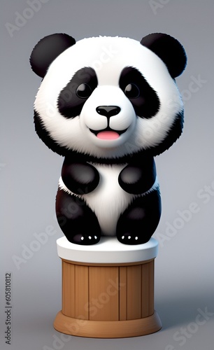 cute panda  photo