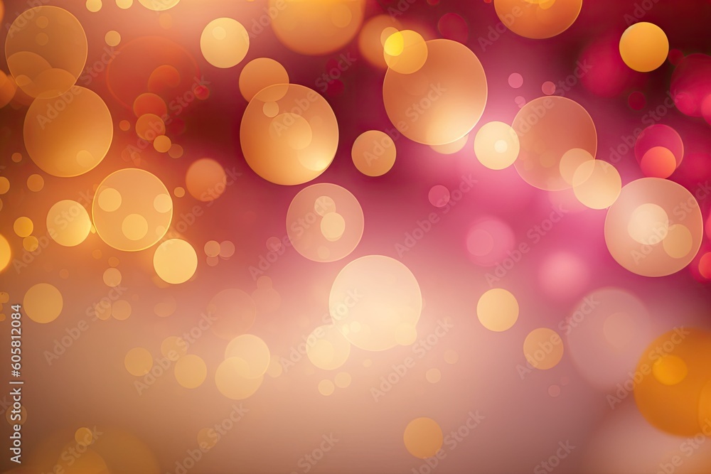 Photo with an abstract light background in orange or pink, colorful lights, lovely summer or celebration lighting.Abstract festive grunge backdrop that is blurry. Generative AI Photo with an abstract light background in orange or pink, colorful lights, lovely summer or celebration lighting.Abstract festive grunge backdrop that is blurry. Generative AI