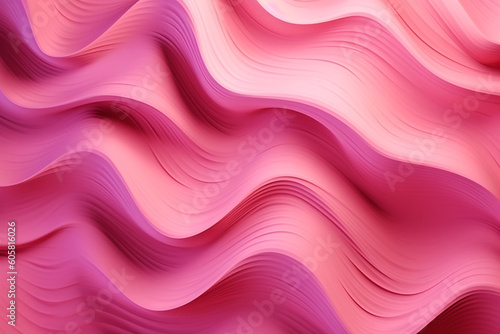 Pink abstract background 3d texture Generative AI
