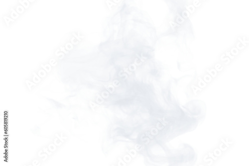 PNG smoke on transparent white background. photo
