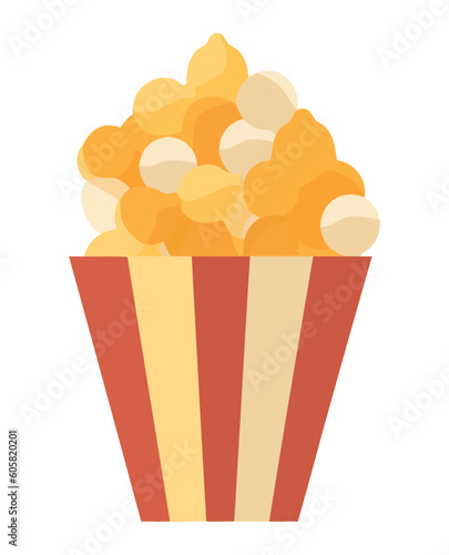 movie pop corn in pot icon
