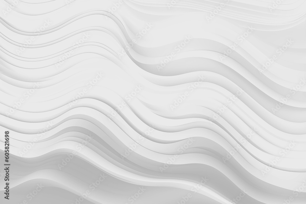 Fototapeta premium white Abstract background 3d texture generative AI