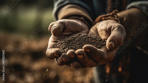 Brazilian Coffee Seeds: A Generative AI Perspective on Harvesting © jambulart