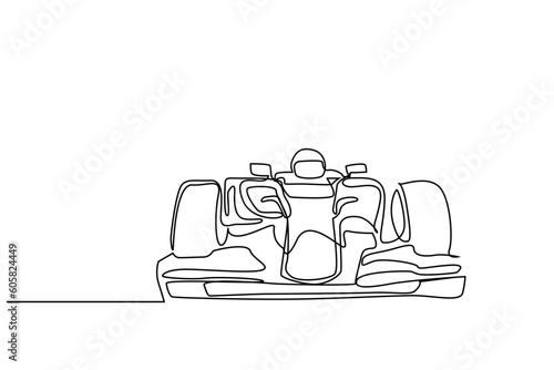 formula car racing vehicle athlete lifestyle line art