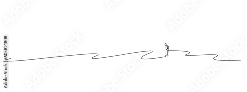 male person walking away calm cool alone lifestyle line art