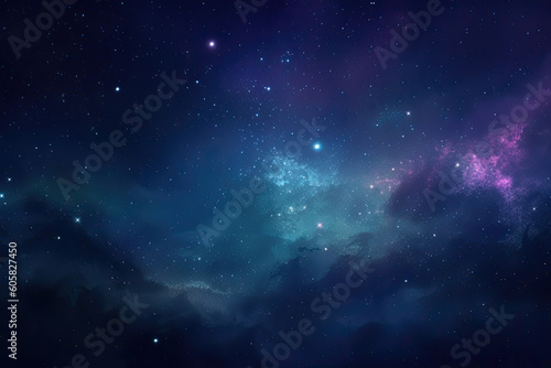 Captivating celestial background, a breathtaking night sky filled with stars, nebulae, and cosmic wonders, perfect for astronomy-related content, sci-fi designs, or spiritual themes