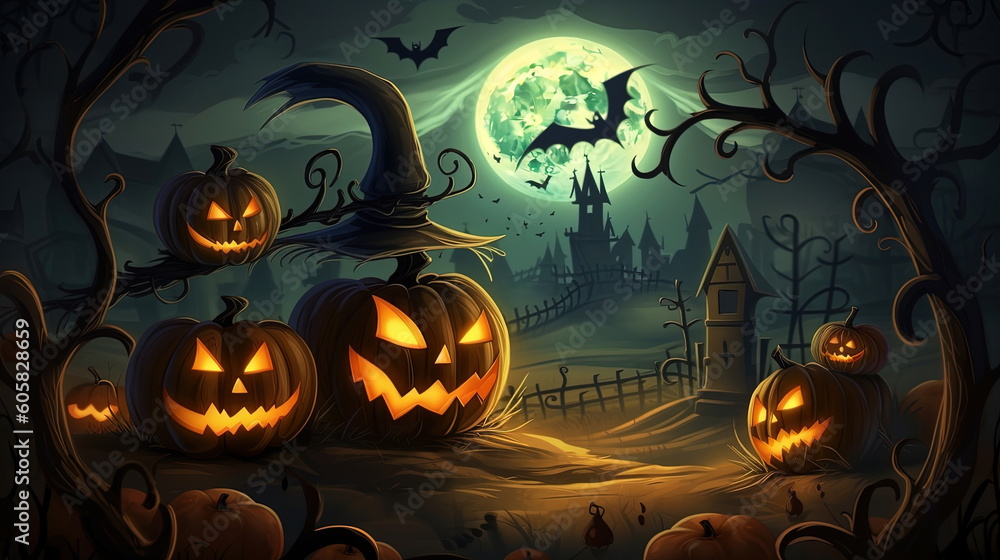 Halloween celebration background Halloween celebration background