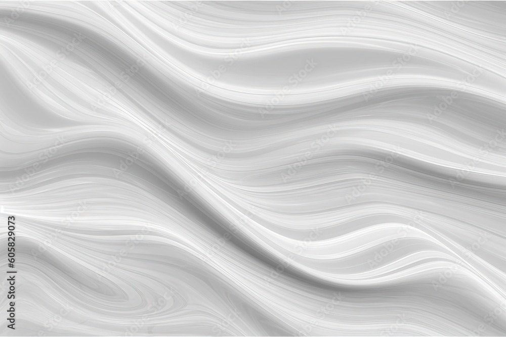 background seamless subtle white glossy soft waves transparent background  texture overlay abstract wavy embossed marble displacement bump or height  map simple panoramic banner wallpap generative ai Stock Illustration