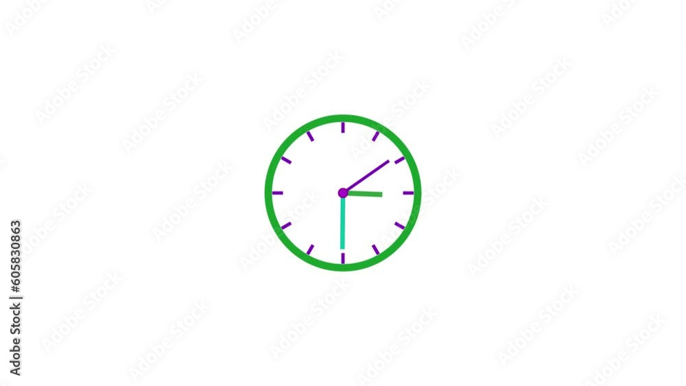 abstract beautiful analog clock icon animation background abstract beautiful analog clock icon animation background