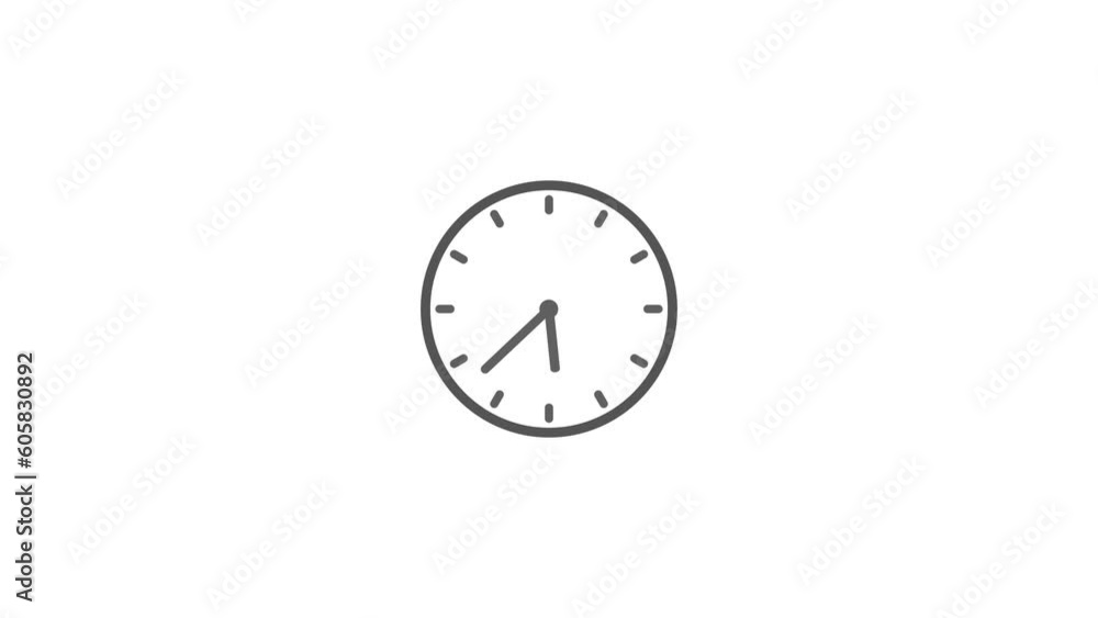 abstract beautiful analog clock icon animation background abstract beautiful analog clock icon animation background