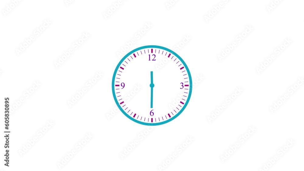 abstract beautiful analog clock icon animation background abstract beautiful analog clock icon animation background