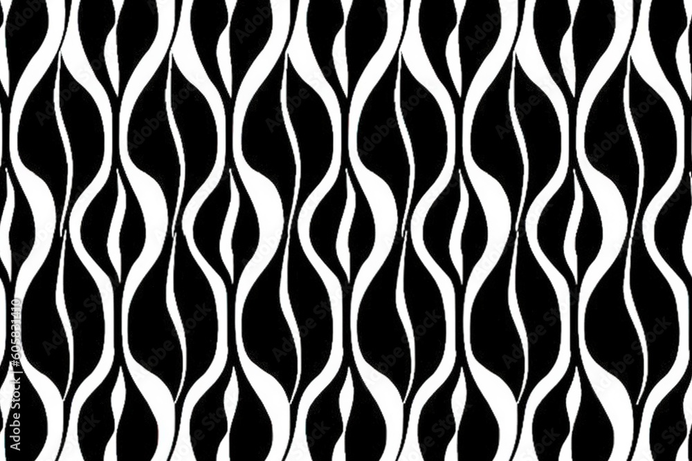 wallpaper for seamless teardrop ogee pinstripe pattern made of wonky ...