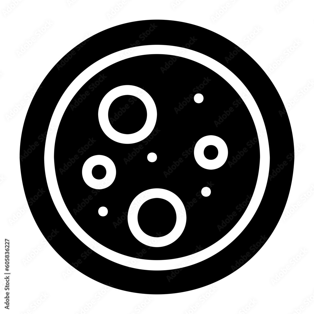 petri dish glyph icon petri dish glyph icon
