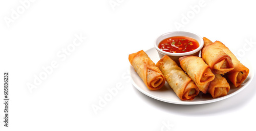 Delicious Plate of Egg Roll...