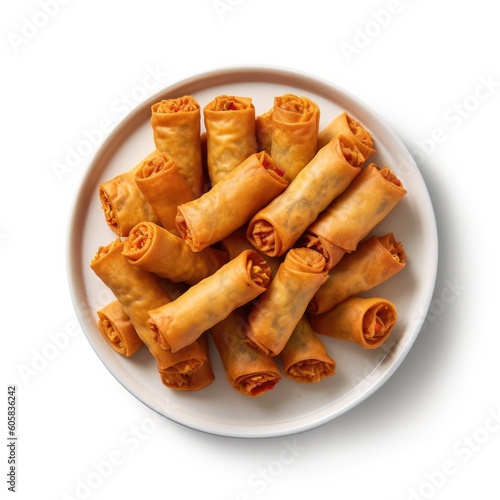 Delicious Plate of Egg Roll...