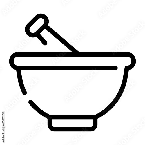 mortar line icon