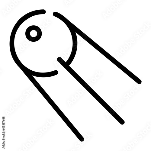 sputnik line icon