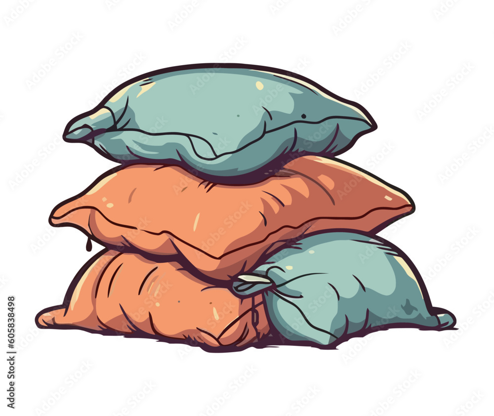 Obraz premium winter bedding collection, comfortable for sleeping