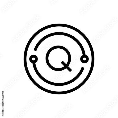 quetzal line icon
