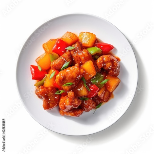 Delicious Plate of Sweet an...