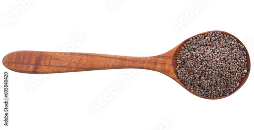 Pile of black sesame seeds isolated transparent png