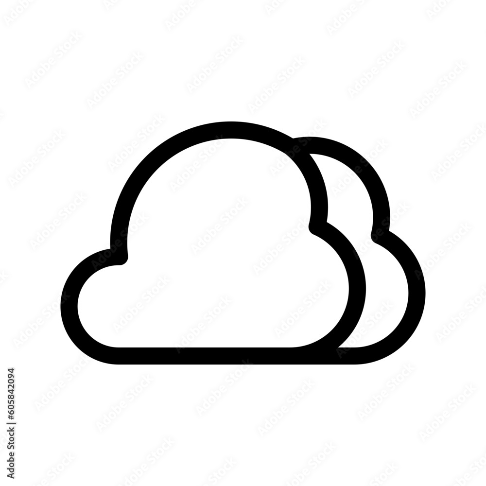 Cloud Icon Vector Symbol Design Illustration Cloud Icon Vector Symbol Design Illustration
