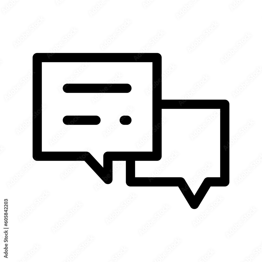 Bubble Chat Icon Vector Symbol Design Illustration Bubble Chat Icon Vector Symbol Design Illustration