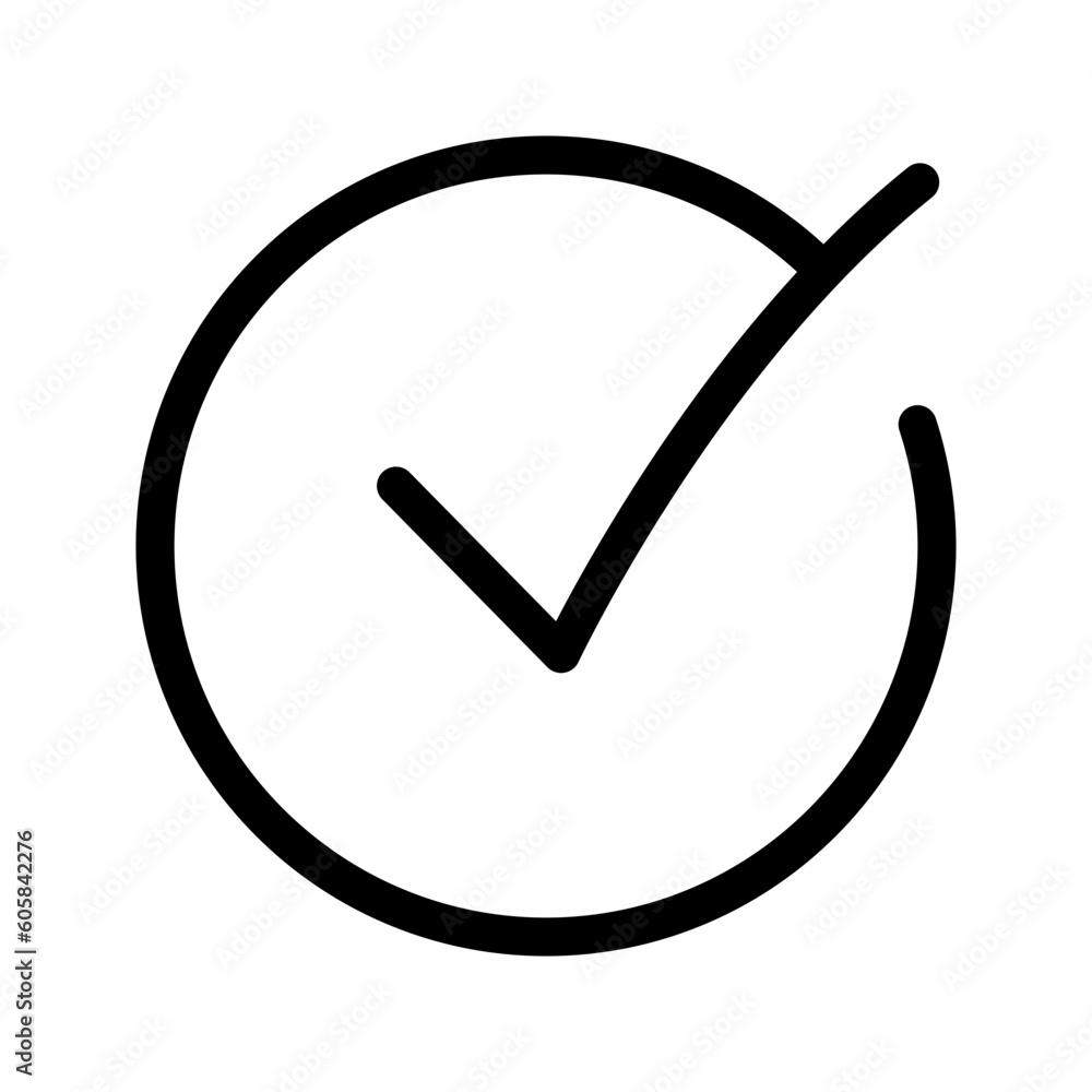 Check Icon Vector Symbol Design Illustration Check Icon Vector Symbol Design Illustration