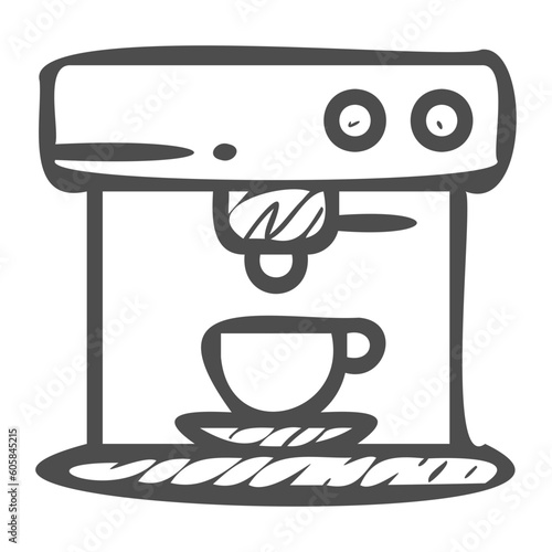 coffee handdrawn icon