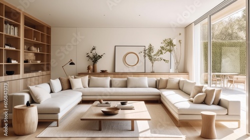 Portrait home interior details AI Generative