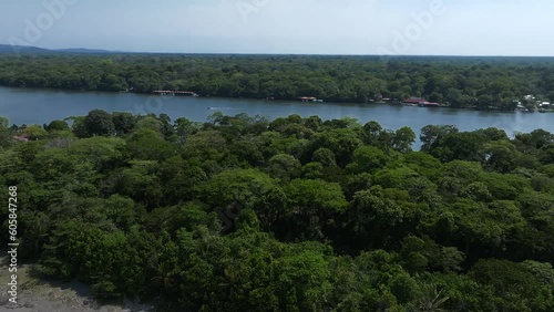 Wallpaper Mural Caribbean sea on the one side, village Tortuguero inside the jungle in the middle, and huge river on the otjer side. Amazing place full of wildlife in Costa Rica Torontodigital.ca