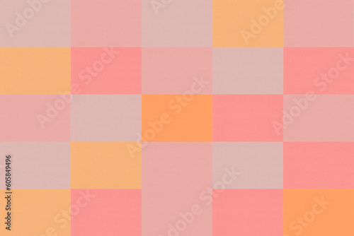pink orange tiles