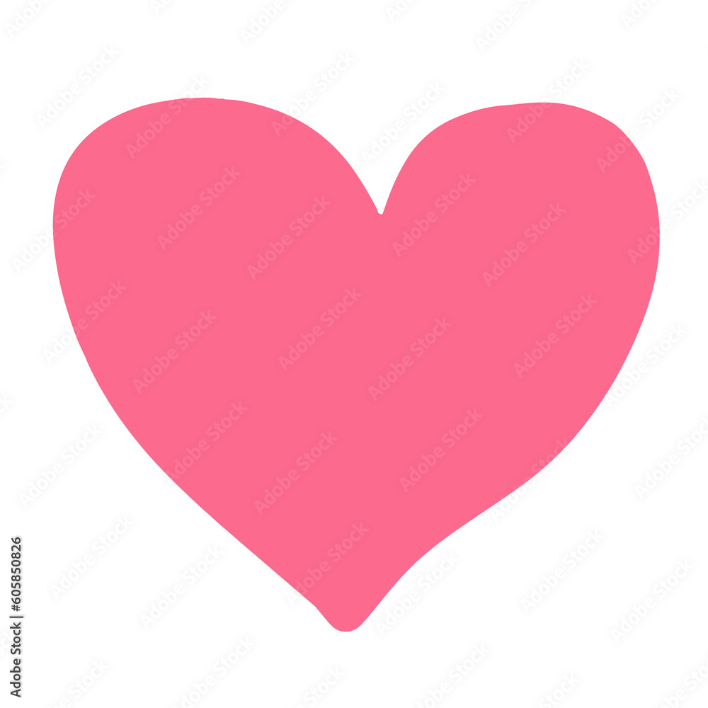 pink love heart symbol