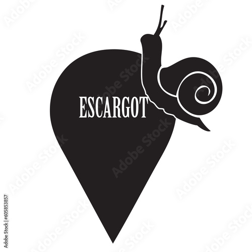 Map sign Escargot
