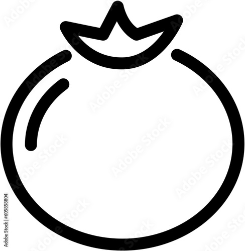 tomato icon. Vector format file