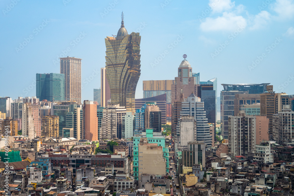 cityscape of Macao, aka Macau, a Special Administrative Region of china