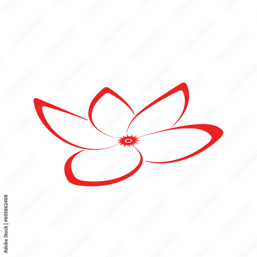 flower logo illustration vector design flower logo illustration vector design