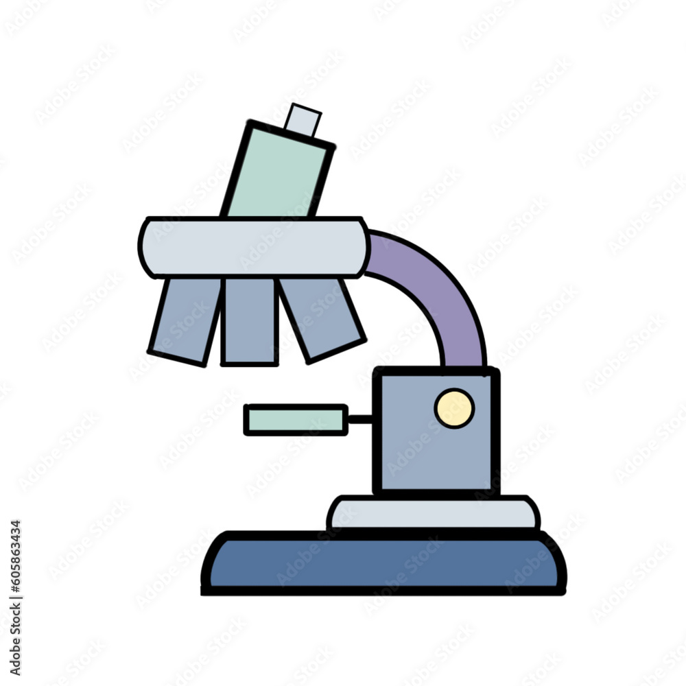 telescope icon illustration 