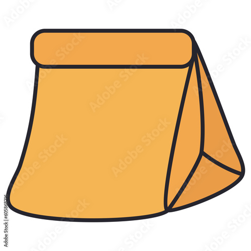 illustration of a food package