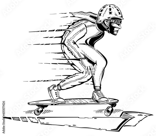 Stunt Performer Skateboarder Tattoo