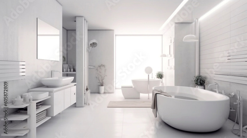 interior of bathroom