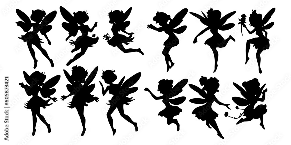Fototapeta premium fairy silhouettes