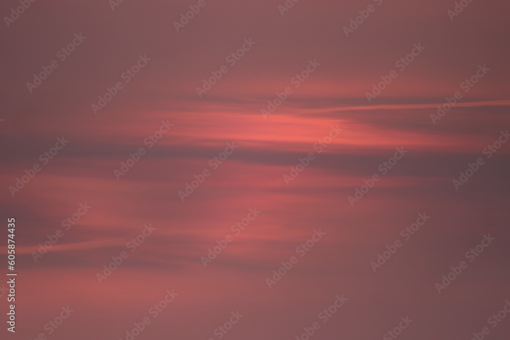 Abstract sunset background, calm tones, template for design.