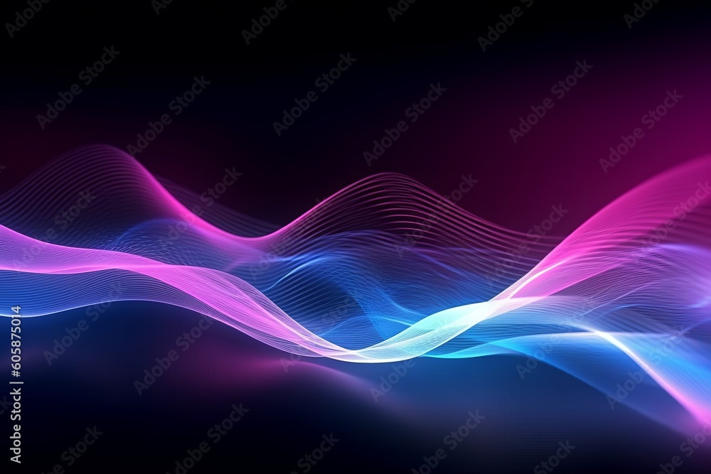 Futuristic Neon Symphony: Abstract Data Transfer and Bokeh in a Sci-Fi Wallpaper, Generative AI. Futuristic Neon Symphony: Abstract Data Transfer and Bokeh in a Sci-Fi Wallpaper, Generative AI.