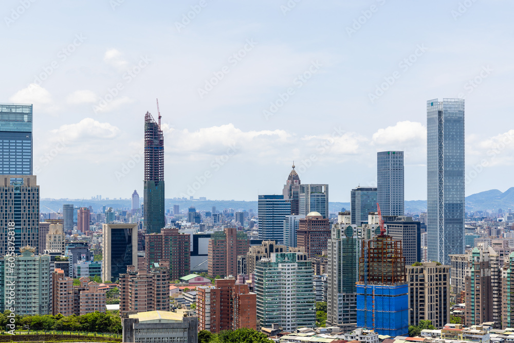 Obraz premium Taipei city downtown